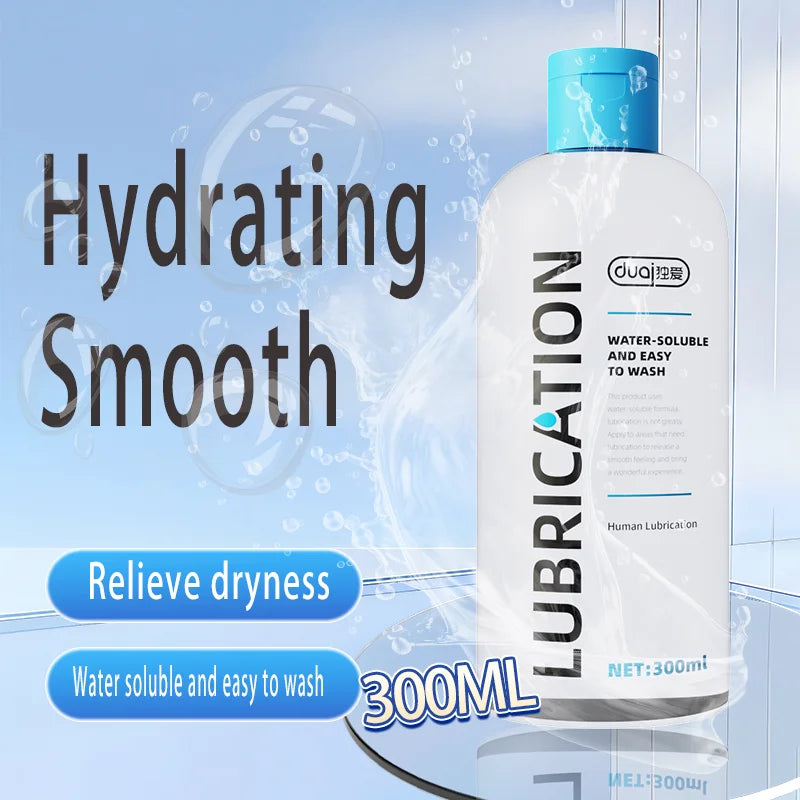 300ML Water based Lubricant Safe Intimate Gel Vaginal Anal Lube Lubricating Oil Adult For Women Men And Couple Erotic Tools