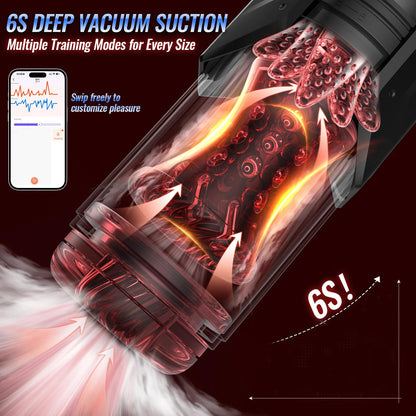 Automatic Male Masturbator 7 Thrusting Rotating Licking Sucking Sex Machines Penis Pump Adult Toys Pocket Pussy Sex Toy for Men