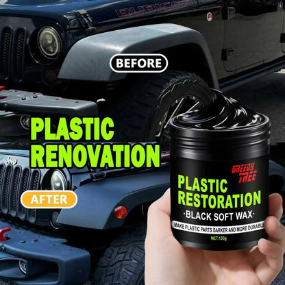 Ultimate Car Plastic and Trim Restorer – Back to Black Restores Faded Trim, UV Protection, Long-Lasting Ceramic Coating, Non-Gr