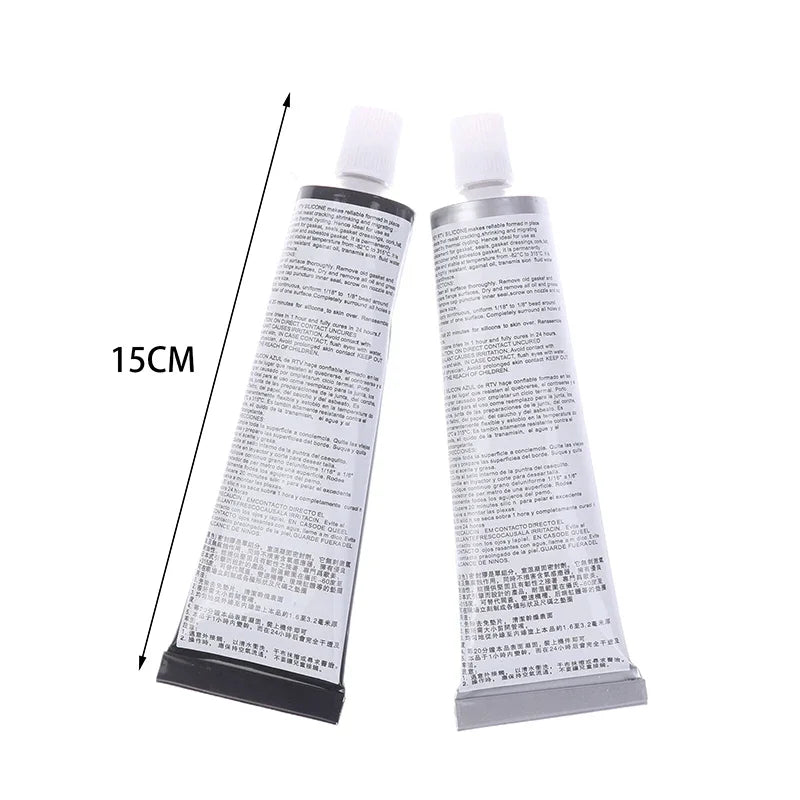 1pc Car Sealant RTV Silicone Gasket Maker 3 3 Black Hi-Temp Sealant Oil Resistant for Engines Automotive Sealant