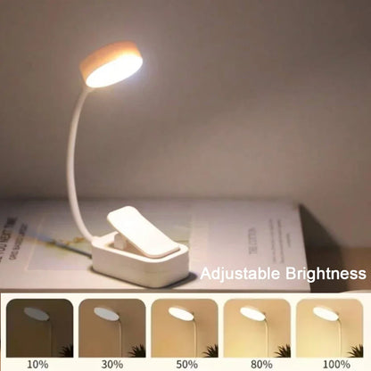 USB Reading Light, 3 Color Modes Adjustable Eye Protection LED Book Light for Bedside, Portable Office Study Night Lamp,