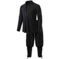 2Pcs Men's Medieval Knight Costume Set Renaissance Cosplay Pirate Shirts Ankle Banded Pants For Halloween Cotton Linen Fabric