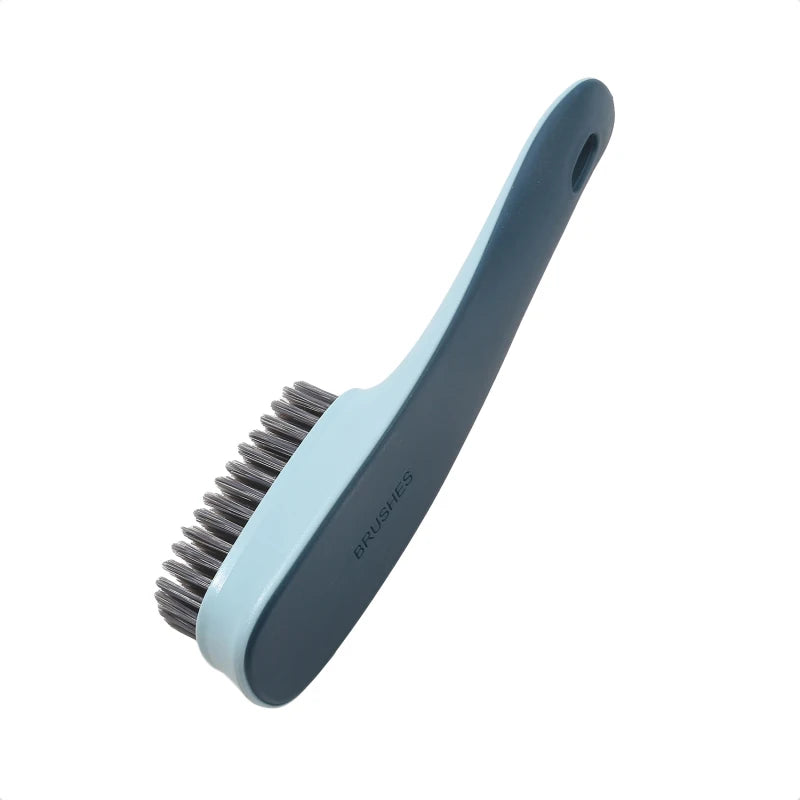 Home-use Long-handled Shoe Brush Multi-functional Cleaning Brush Laundry Bathrooms Hard Floors Plastic Handle Shoes Brush