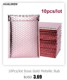 20pcs Bubble Mailers Pink Poly Bubble Mailer Self Seal Padded Envelopes