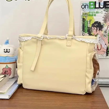 Ballet Girl Has A Large Appetite Itabag Japanese 2D Single Shoulder Cross Body Goods Bag Gift For Friends Only No Dolls No Card