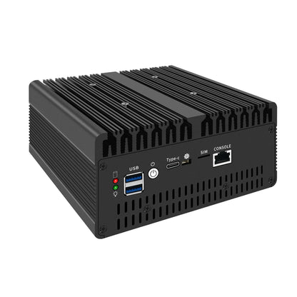Fanless Mini PC 4*/2*10G SFP+ Intel i7 13620H 8505 Firewall 4xi226-V 2.5G 2*DDR5 NVMe Industrial Computer Server Proxmox