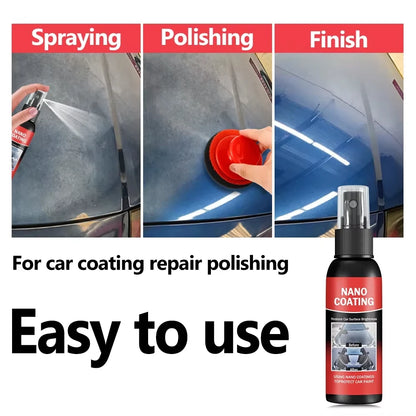Multifunctional Car Paint Care Spray Protects Against Scratches Repairs And Enhances The Shine Coating Easy To Use