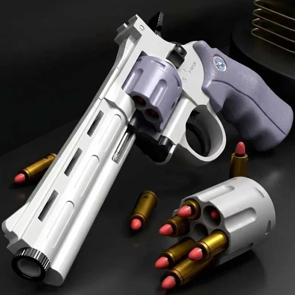 Soft Dart Blaster Toy Magnum ZP5 357 Continuous Firing with Multiple Darts Simulation Outdoor Battle Game for Kids and Adults
