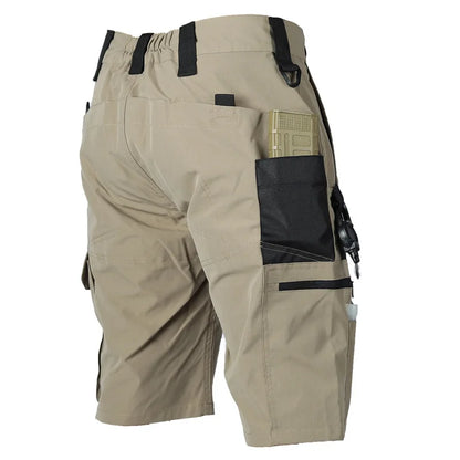 Men's Operator Elastic Tactical Shorts Ripstop Workout Outdoor Cargo Shorts for Men Cycling Hiking Fishing Casual Men's Shorts