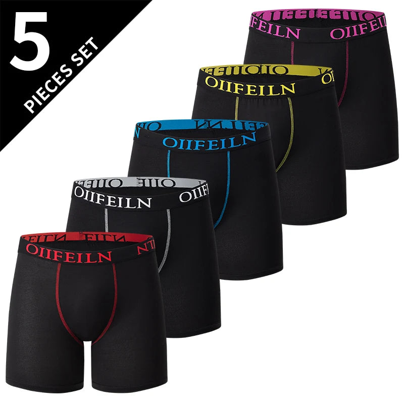 4/5/10 Fashion Four Seasons Men's Long Casual Daily Youth Sports Shorts Comfortable Breathable Sweat Absorbing Elastic Shorts