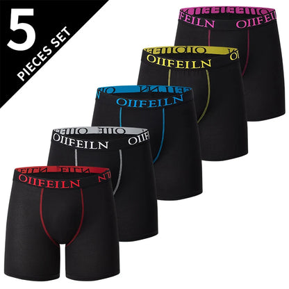 4/5/10 Fashion Four Seasons Men's Long Casual Daily Youth Sports Shorts Comfortable Breathable Sweat Absorbing Elastic Shorts