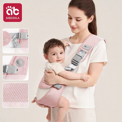 Baby Carrier Kids Waist Stool with Waist Protection Baby Strap Adjustable Front Holding Type Big Baby Carrier