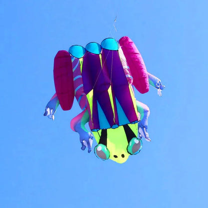Frog kite cometas profesionales kite flying cerf volant gonflable outdoor games aquilone acrobatico vlieger haspel parplan pipa