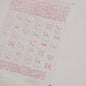 5D Pink White Black Bowknot Ribbon Pearl Sweet Bow Nail Sticker Adhesive Nail Art Decoration Parts Stickers Manicure Decals