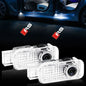 2PCS Car Door LED Light Logo Laser Projector Welcome Light For Audi sline TT Q2 Q3 Q5 Q7 Q8 A3 A4 A5 A6 A7 R8 B5 B6 B7 B8 C5 C6