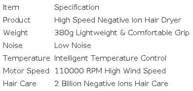 Professional Ionic Hair Dryer, 1800W High Speed Blow Dryer with Diffuser & Nozzle, Constant Temperature Hair Care, Powerful AC M