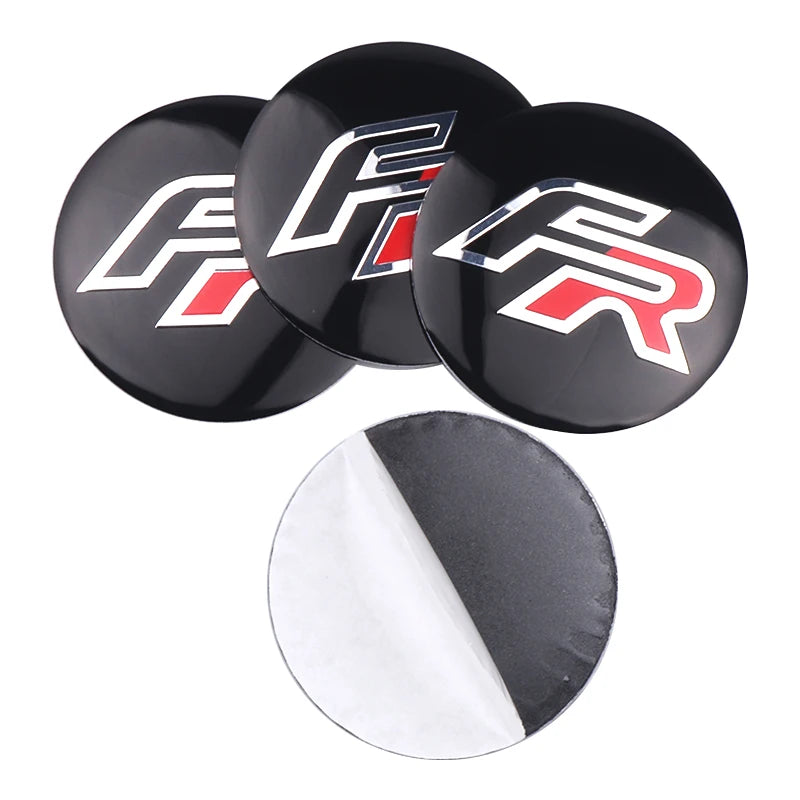 4Pcs 55/56/63mm Car Wheel Tire Center Emblem Cover Hub Caps Sticker for seat cupra Ateca Leon 6f 6j FR Mk2 Mk3 5f 1p lbiza Exeo