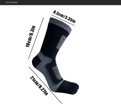 5 Pairs Toe Sport Short Socks Man Thick Compression Mesh Endurable Fitness Bike Run Outdoor Basketball Travel 5 Finger Socks