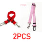 New Dog Car Belt Cat Car Seat Belt Pet Seat Vehicle Dog Harness Lead Clip Safety Lever Traction Dog Collars GXQ05