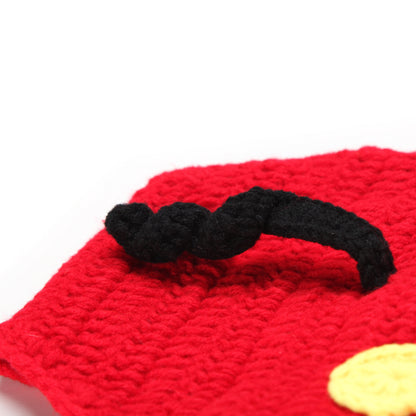 3PCS/set Animal Baby Crochet Newborn Photography Props Handmade Knit Mickey Costume Outfit Baby Chrismas Halloween Gift
