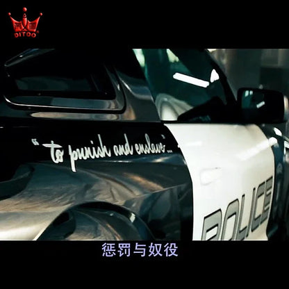 Car Stickers Vinyl Decal To Punish And Enslave Front Rear Windshield Dooration Window Creative Auto Styling Sticker Accessories