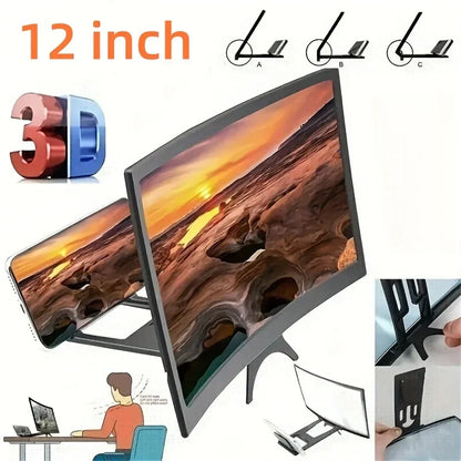 Mobile Phone Screen Protect Eyes HD Magnifier Movie Video Amplifier Holder Enlarger Screen Smart Phone Magnifying Curved Screen
