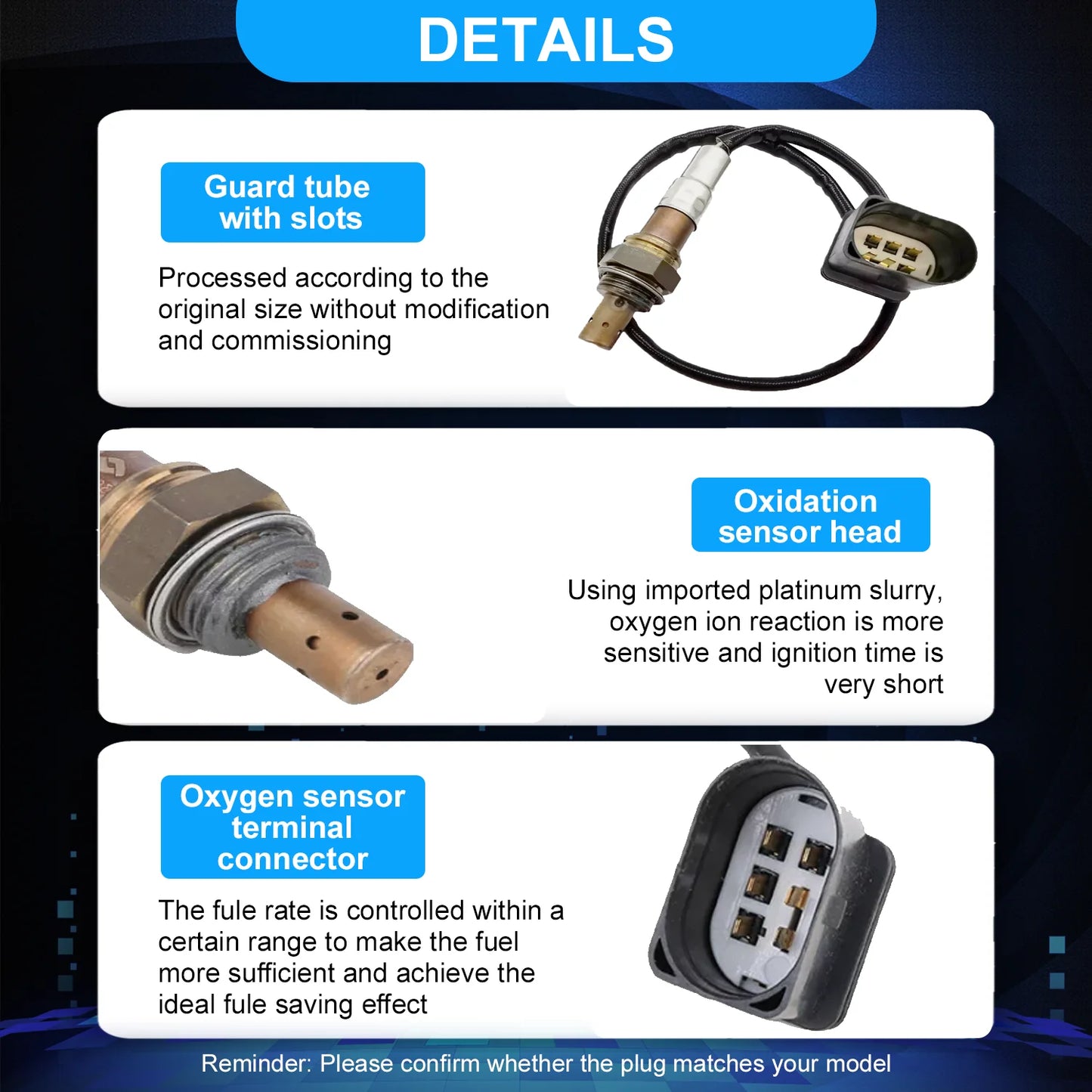 New Upstream Oxygen Sensor 39210-23900 234-5430 For Hyundai Elantra Kia Spectra Spectra5 2.0L 2003 2004 2005 2006 2007 2008 2009