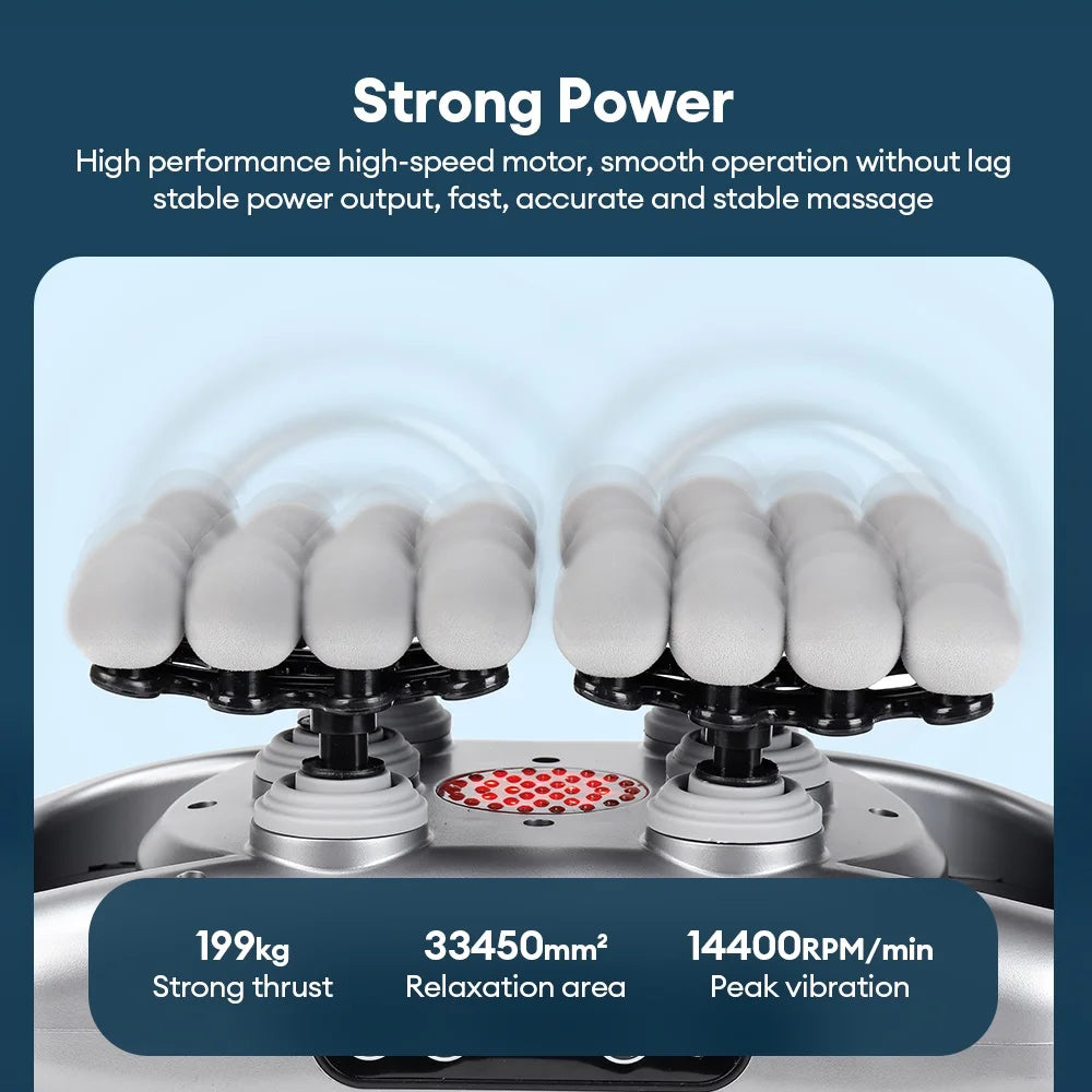 48-Heads Fascia Gun High-Frequency Vibration Body Massage Gun Back and Waist Massager Neck Shoulder Massager Muscle masajeador