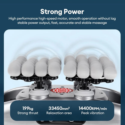 48-Heads Fascia Gun High-Frequency Vibration Body Massage Gun Back and Waist Massager Neck Shoulder Massager Muscle masajeador