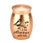 L27 Mini Stainless Steel Pet Cremation Urn Bird Branch Ashes Keepsake Memorial Container for Dog Cat Loss Remembrance Gift