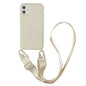 2024 Silicone Lanyard Phone Case For iPhone 12 13 Mini 14 15 16 Pro Max X XR XS Cover With Neck Strap Crossbody Necklace Cord
