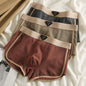 3PCS/Pack Fashion Ice Silk Knitted Plaid Boxers Breathable Comfort Mesh Crotch Underpants Super Soft High Elastic Men's Panties
