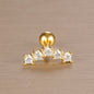 1PC 316L Stainless Steel Geometry Stud Earrings For Women Fashion Star Moon Lobe Daith Helix Cartilage Earring Piercing Jewelry