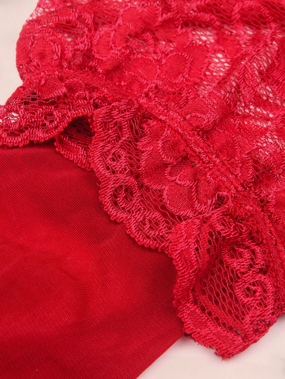 Varsbaby Lace Bra Sets for Women Non-padded Bra Panty Garter Stockings Summer Underwear Lingerie Sexy