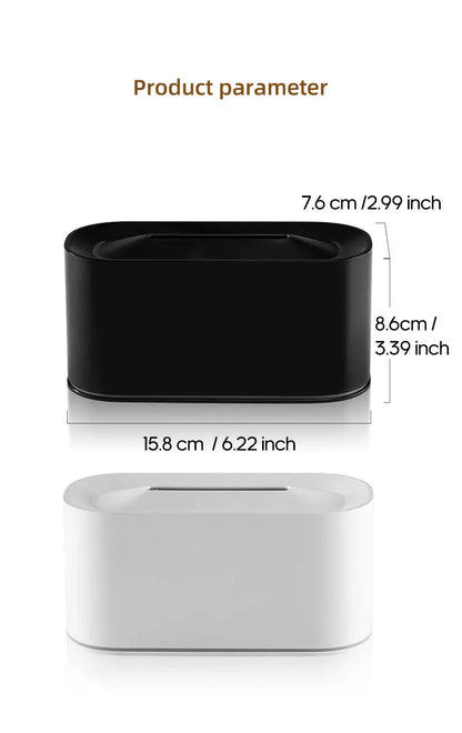 Mini Aroma Diffuser Aromatherapy Realistic Flame Lights Colorful RGB Air Humidifier Desktop USB Sprayer/Essential Oil Set