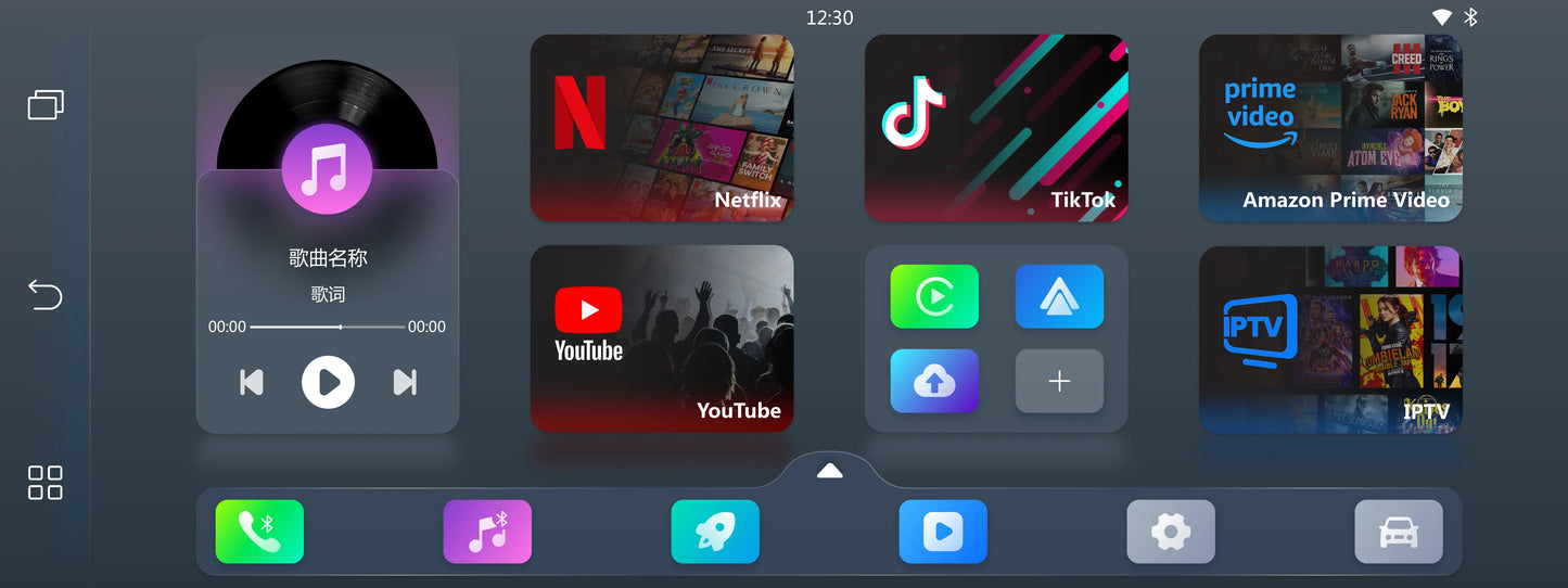 OTTOCAST Play2Video Pro Ai Box Pro Built in YouTube Netflix IPTV Video Box Wired to Wireless CarPlay Android Auto Adapter