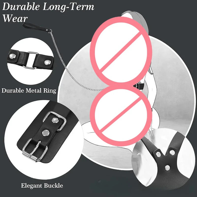 Adjustable Handcuffs and Leg Cuffs PU Collar and Bra Couple Toys BDSM Training Bondage Sex Toys SM Slave Props for Men and Women