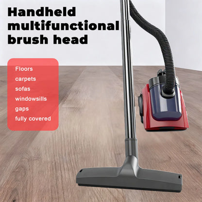 1000W Canister Vacuum Cleaner Bagless Household Vacuum Cleaner 2L Dust Cup HEPA Filter Strong Suction For Floor Carpet Sofa Pet Hair