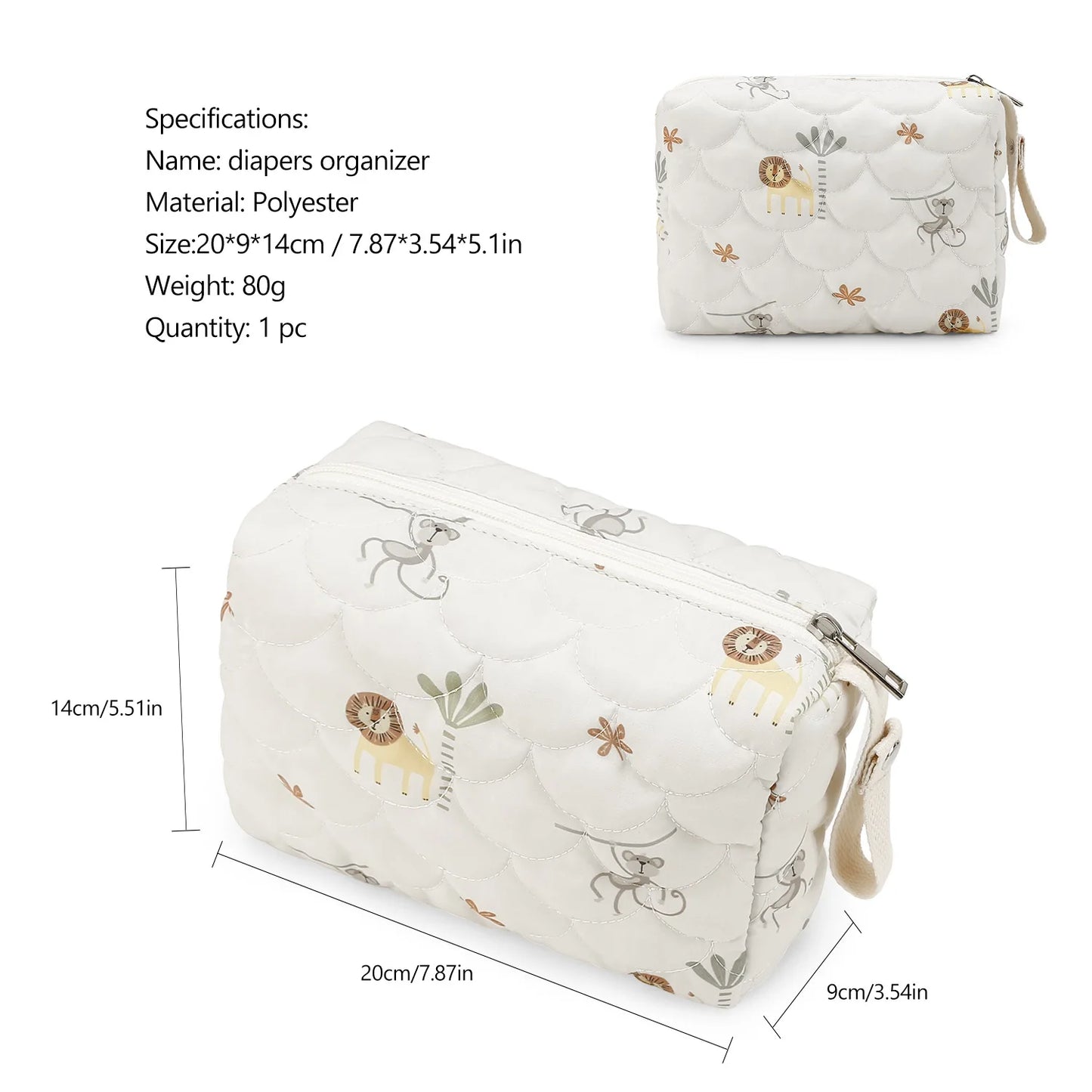 Baby Diaper Bag Waterproof Nappy Bag Reusable Wet/Dry Storage Handbag For Stroller Travel Mommy Pouch Rainbow Printed