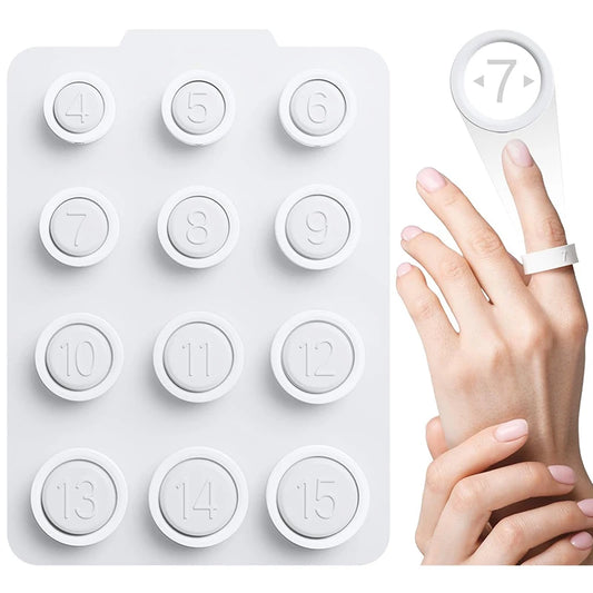 Ring 4 Sizing Kit Professional Finger Measuring Tool Smart Ring Measure Your Finger Size Before Buying a Ring Size 4 to 15