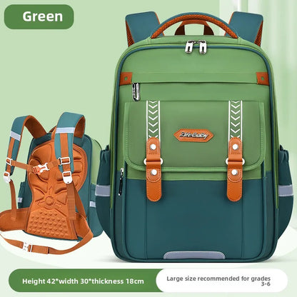 New Primary School Students' Backpacks for Boys and Girls Suitable for Grades 1-6 - 9 Large Capacity Children's School Bags