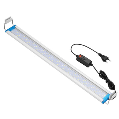 Extensible Waterproof Clip on Lamp For Fish Tank Super Slim Fish Tank Aquatic Plant Grow Aquarium LED Light 18-58cm 220V