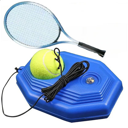 Tennis Coach Single Player Rebound Tennis Self Training Toy Beginner Single Player Tennis Racket Children's Birthday Gift Set