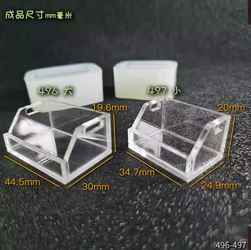 Miniature Food Play Mini Vintage Plate Fruit Plate Dinner Plate Doll House Mini Baking Baking Pan Organizer Jar Silicone Mold
