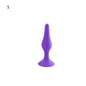 Silicone Pleasure Anal Plug 4-Piece Set - Anal Stimulation Beads, Hands-Free Suction Cup Anal Plug, Adult Erotic Sex Toy