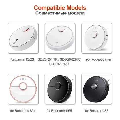 For Xiaomi Mi Robot Vacuum Cleaner 1st gen / 2 / 1S, SDJQR01RR SDJQR02RR SDJQR03RR Roborock E4 E5 S4 Max Main Side Brush Filter