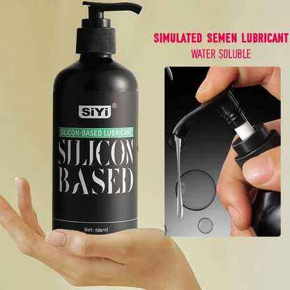 Silicone-Based Personal Lubricant Long Lasting Silky Smooth, Non-Sticky, Unscented, Waterproof For Men Women and Couples 120ml