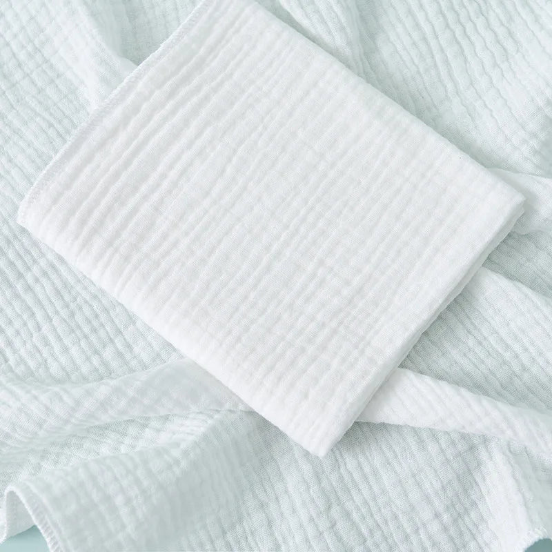 Soft Baby Nappies 100% Cotton Double Layer Washable Gauze Cloth Diapers for Newborns/Babies Ultra Thin Breathable Reusable