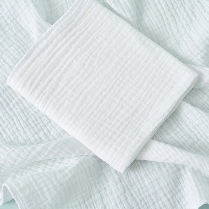 Soft Baby Nappies 100% Cotton Double Layer Washable Gauze Cloth Diapers for Newborns/Babies Ultra Thin Breathable Reusable