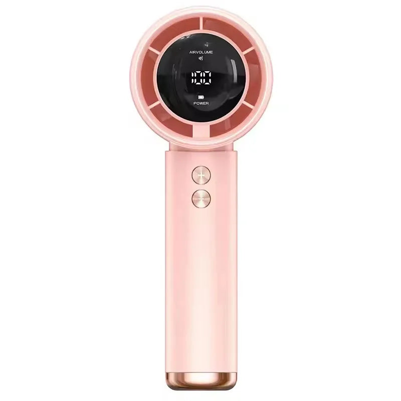 Mini Handheld Fan USB Rechargeable Portable Silent High Speed Cooling Fan Outdoor Travel Pocket Personal Small Electric Fan